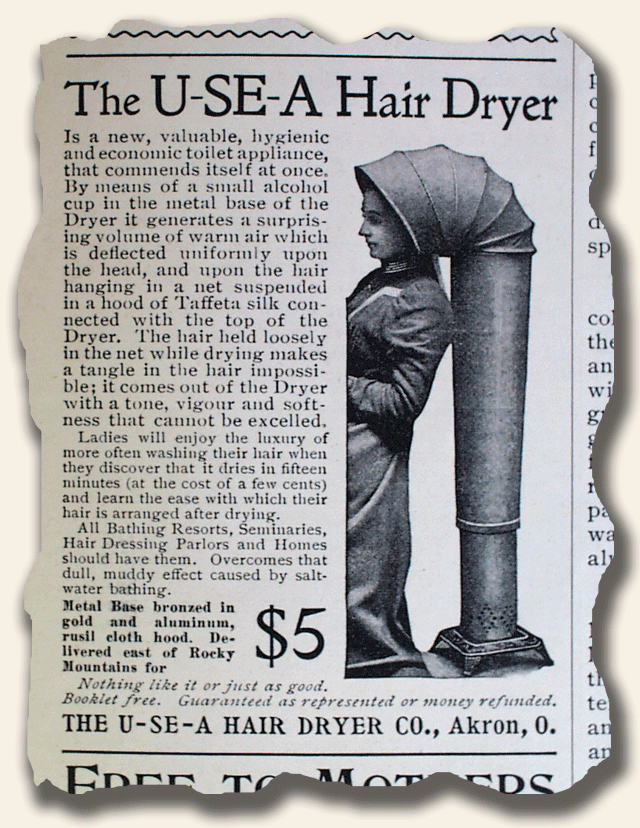 hair dryer History's Newsstand Blog